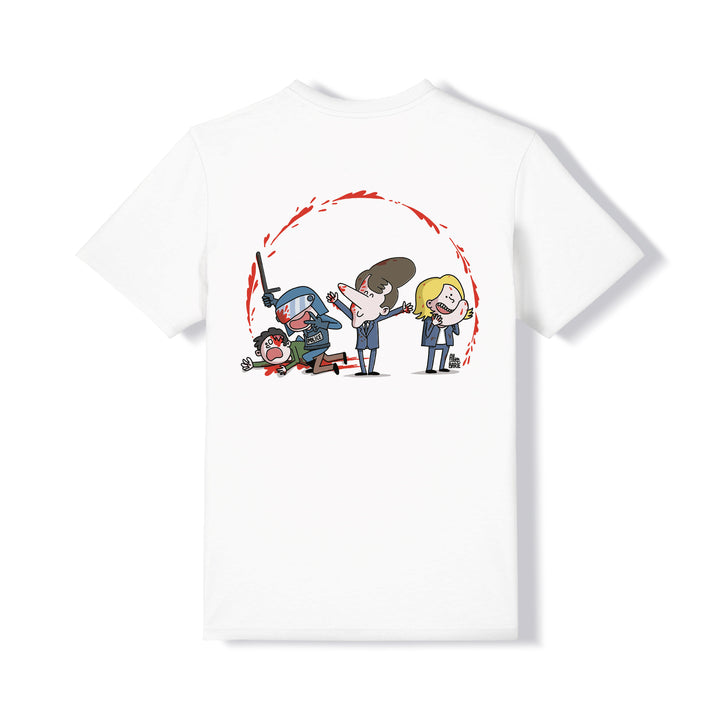 dos du t-shirt coupe unisexe de l&