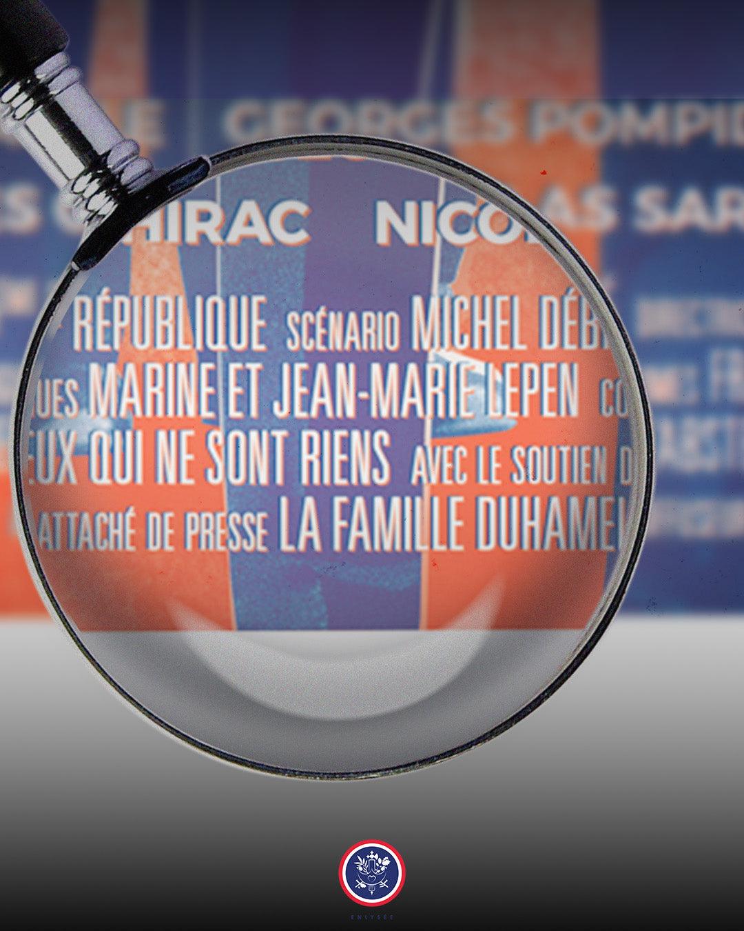 Détail de Affiche parasites par Marc Lafon risographie présidents français