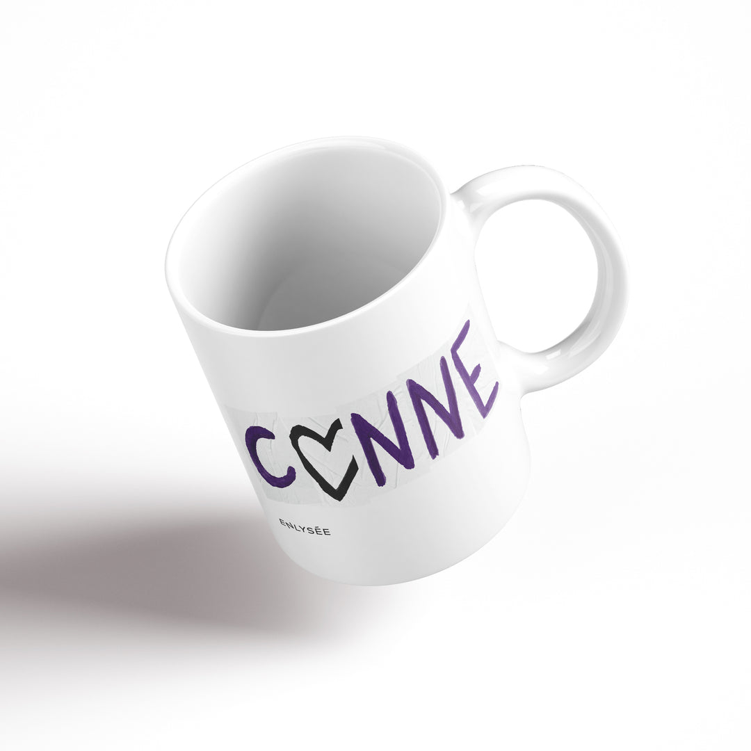 vue de plongée du mug Sale conne
