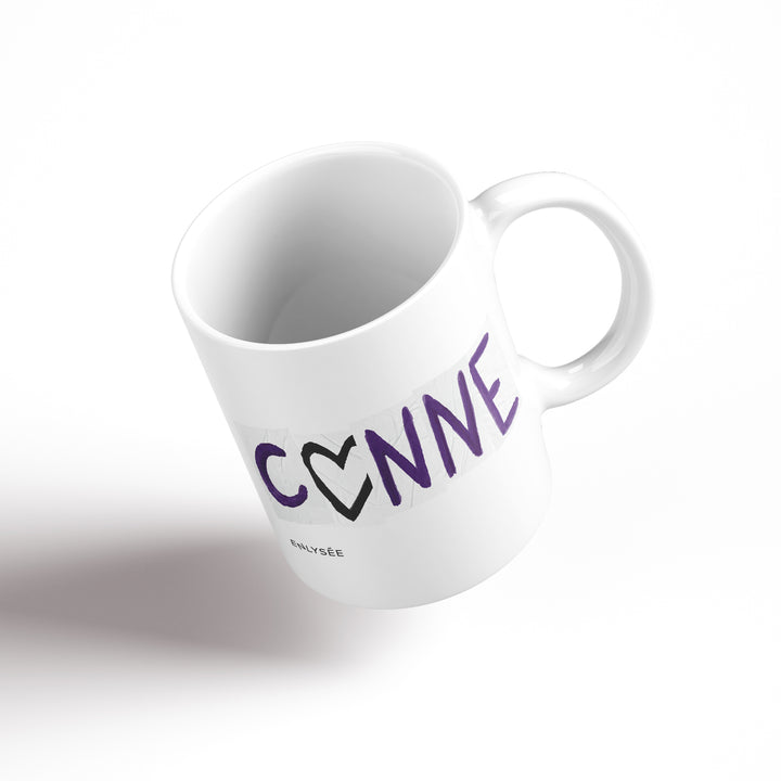 vue de plongée du mug Sale conne