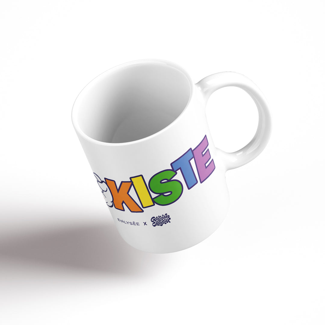vue de plongée du mug des wokistes