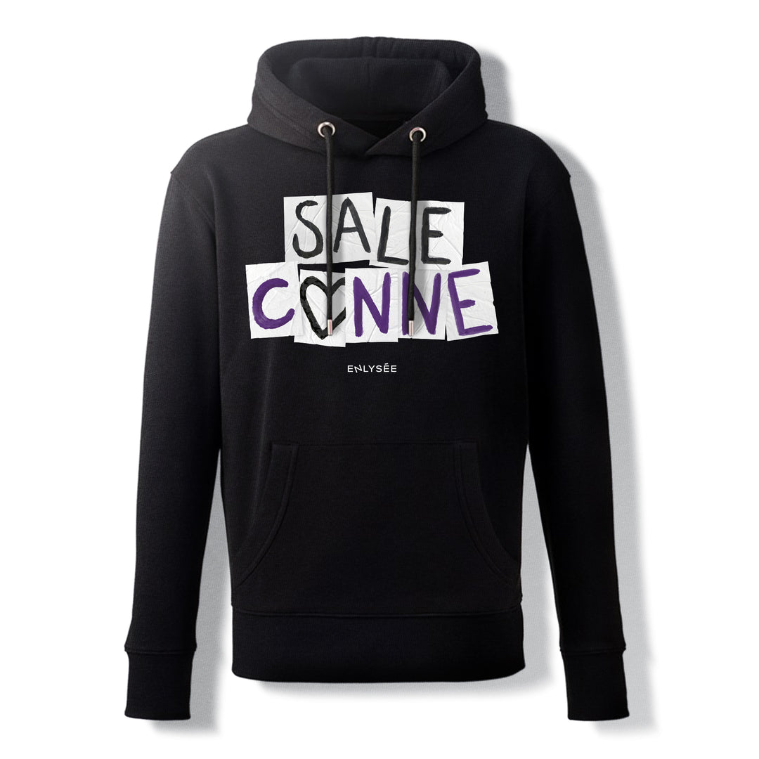 Mockup du sweat Sale conne en noir