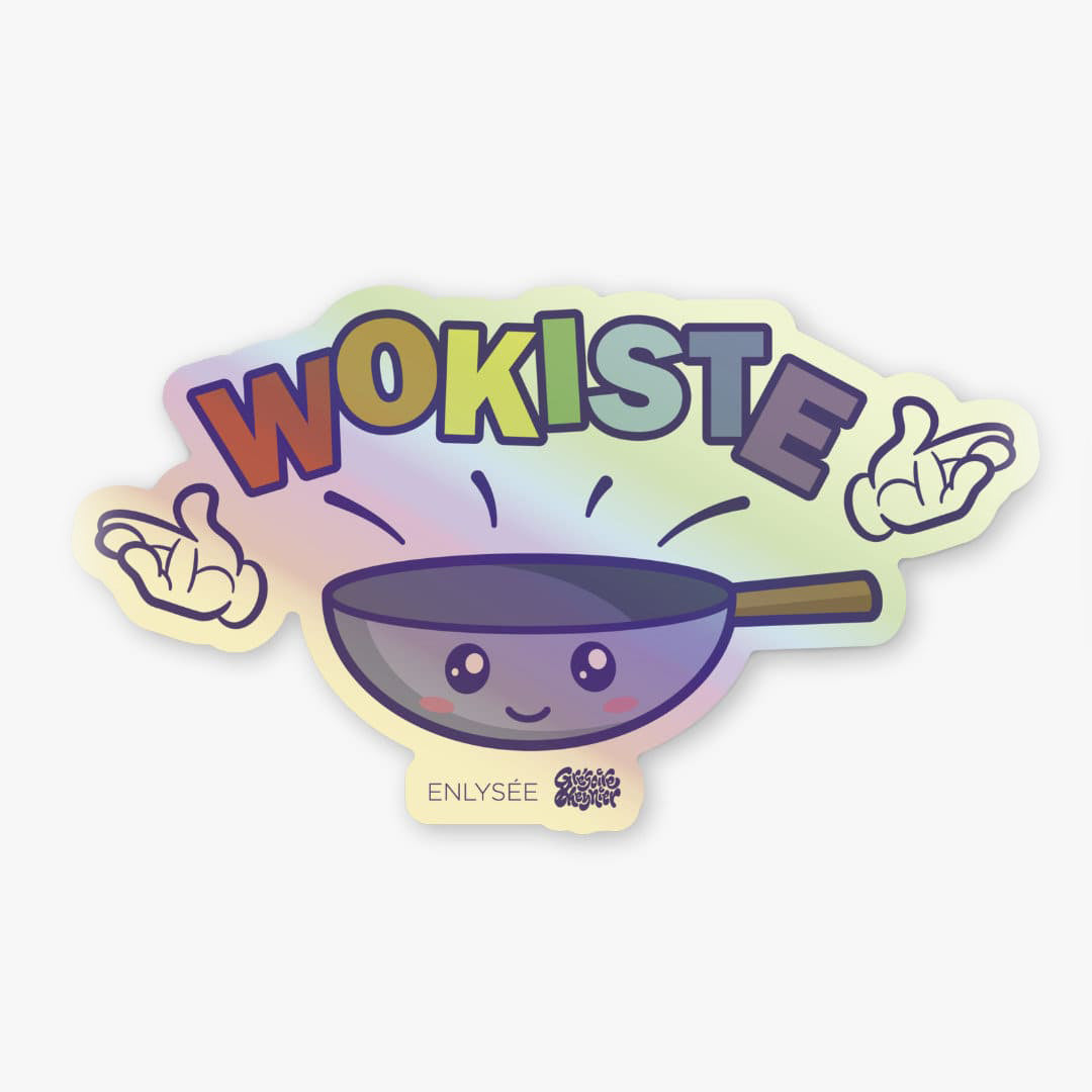 Sticker Enlysee brillant shiny wokiste wok