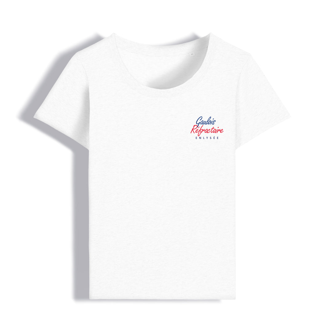 le t-shirt coupe femme du gaulois réfractaire en blanc