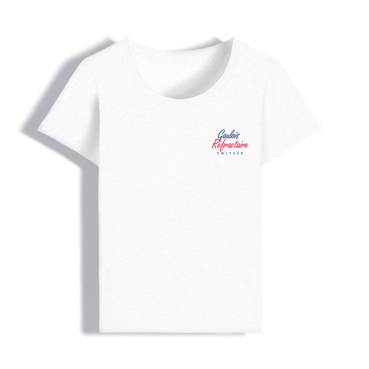 le t-shirt coupe femme du gaulois réfractaire en blanc