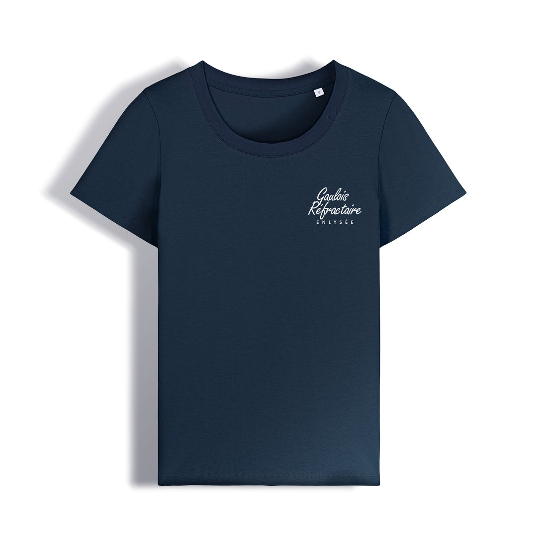 le t-shirt coupe femme du gaulois réfractaire en bleu foncé