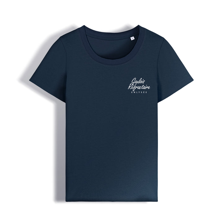 le t-shirt coupe femme du gaulois réfractaire en bleu foncé