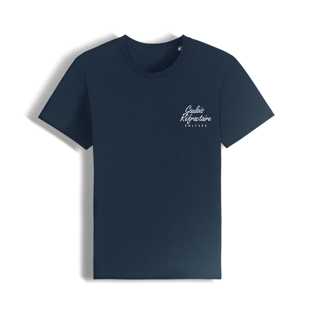 le t-shirt coupe unisexe du gaulois réfractaire en bleu foncé