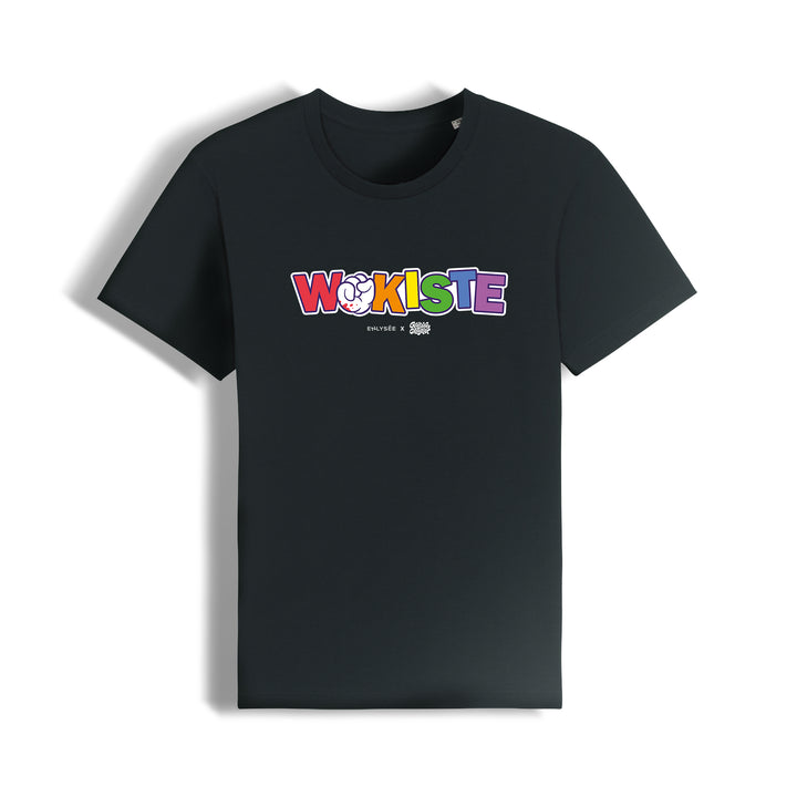 t-shirt coupe unisexe du wokiste en noir